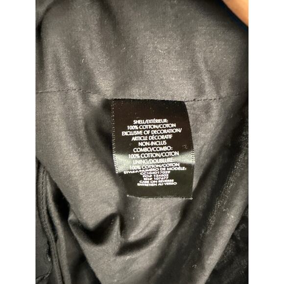 Alice + Olivia Ilaria Crochet Yoke‎ Blouse Black Size Small - Picture 10 of 11